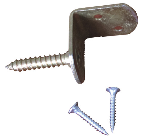 Lot de 4 équerres pour panneau bois - Ep : 1,8 mm - Marque BLOOMA - Brico Dépôt