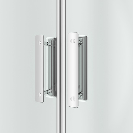 Porte de douche battante "Beloya" l.90 cm en verre transparent - GoodHome - Brico Dépôt