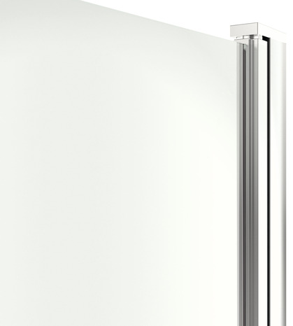 Porte de douche battante "Beloya" l.80 cm en verre transparent - GoodHome - Brico Dépôt