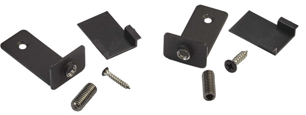 Poteau aluminium rainuré Neva gris foncé H. 2,40 m - Section 70 x 70mm - Marque BLOOMA - Brico Dépôt