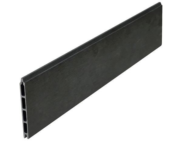 Lot de 3 lames de clôture composite "Neva" - Gris foncé - L. 1,79 m - Marque BLOOMA - Brico Dépôt