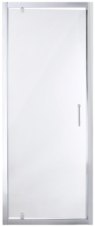 Porte de douche pivotante "Onega" l. 80 cm en verre transparent - Cooke and Lewis - Brico Dépôt