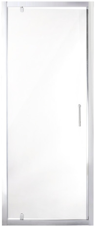 Porte de douche pivotante "Onega" l. 80 cm en verre transparent - Cooke and Lewis - Brico Dépôt
