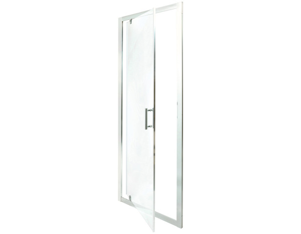 Porte de douche pivotante "Onega" l. 80 cm en verre transparent - Cooke and Lewis - Brico Dépôt