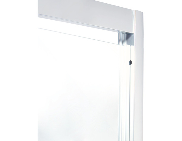 Porte de douche pivotante "Onega" l. 80 cm en verre transparent - Cooke and Lewis - Brico Dépôt