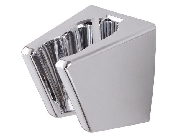 Support douchette abs chrome fixation mural la pièce - Brico Dépôt