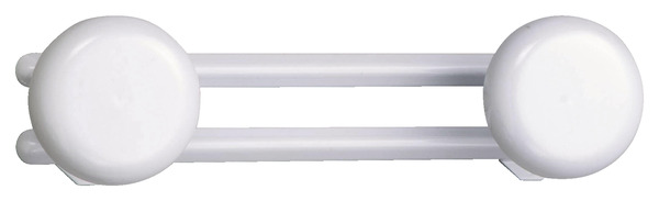 Porte-manteaux blanc 2 têtes en tôle d'acier - Brico Dépôt