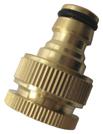 Adaptateur femelle en laiton pour robinet - Ø 15/21 ou 20/27 mm - Brico Dépôt