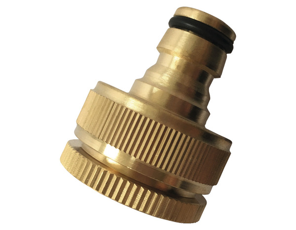 Adaptateur femelle en laiton pour robinet - Ø 20/27 ou 26/34 mm - Brico Dépôt