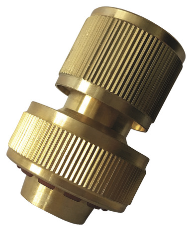 Raccord rapide aquastop en laiton pour tuyau - Ø 15 à 19 mm - Brico Dépôt