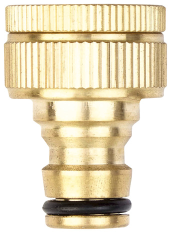 Adaptateur femelle en laiton pour robinet - Ø 15/21 ou 20/27 mm - Brico Dépôt