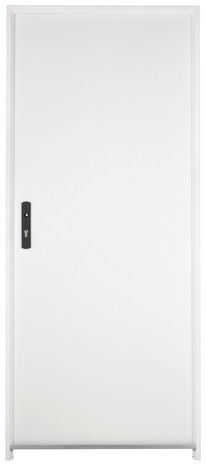 Porte de service acier laqué blanc Larg. 90 cm - Brico Dépôt