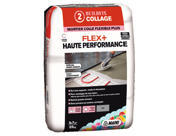 Mortier colle haute performance C2TES1* - 25 kg - Mapei - Brico Dépôt