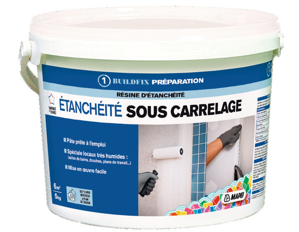 Résine d'étanchéité sous carrelage - 5 kg - Mapei - Brico Dépôt
