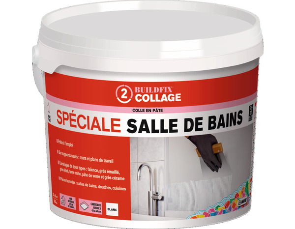 Colle en pâte D2T spéciale salle de bains - 25 kg - Mapei - Brico Dépôt