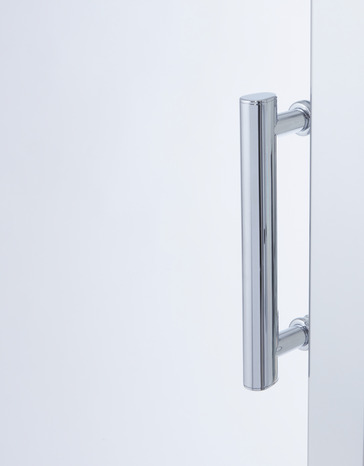 Porte de douche pivotante "Onega" l. 70 cm en verre transparent - Cooke and Lewis - Brico Dépôt