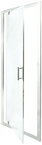 Porte de douche pivotante "Onega" l. 90 cm en verre transparent - Cooke and Lewis - Brico Dépôt