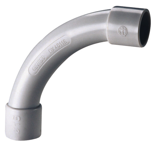 Lot de 5 courbes de dérivation PVC rigide IRL Ø 16 mm - Brico Dépôt