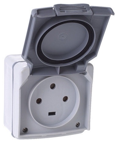 Socle prise avec terre 20A "Plexo" - Legrand - Brico Dépôt