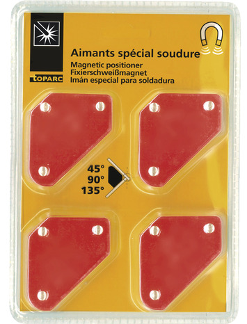 Aimant spécial soudure (4 pièces) - 16 kg - Brico Dépôt