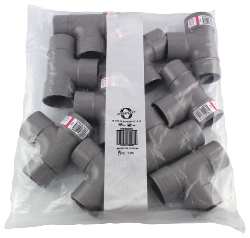 Té pied de biche PVC - 87 ° M/F Ø 50 mm - Fitt - Brico Dépôt