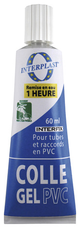 Colle pour PVC de 60 ml - Interplast - Brico Dépôt