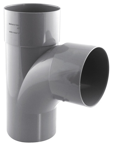 Té pied de biche PVC - 87 ° M/F Ø 100 mm - Fitt - Brico Dépôt