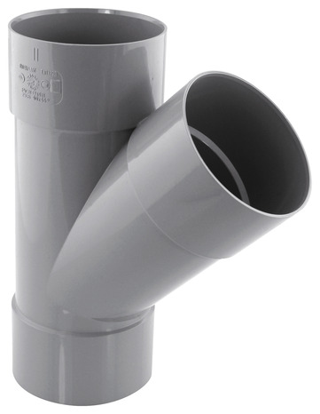 Y PVC - 45 ° F/F Ø 80 mm - Fitt - Brico Dépôt