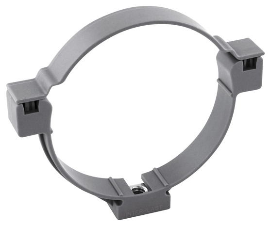 Lot de 2 colliers de fixation à bride en nylon Ø 80 mm - Fitt - Brico Dépôt