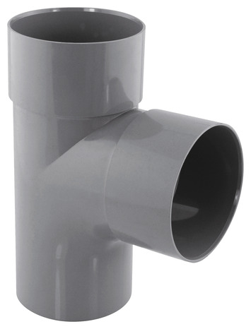 Té pied de biche PVC - 87 ° M/F Ø 80 mm - Fitt - Brico Dépôt