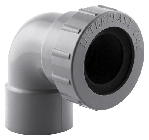 Coude à joint F/F en PVC - 87 ° Ø 40 mm - Fitt - Brico Dépôt