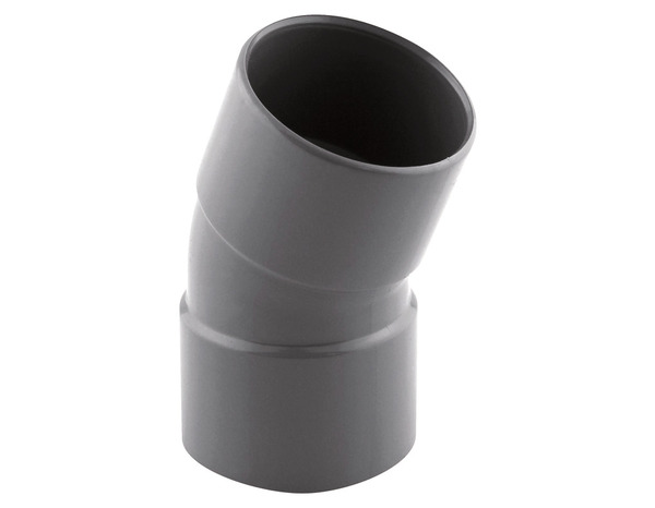 Coude PVC 22 ° F/F Ø 40 mm pour l'évacuation gravitaire des eaux usées et pluviales - Fitt - Brico Dépôt