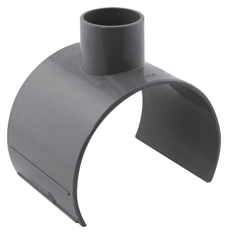 Selle de branchement en PVC Ø entrée 100 mm Ø sortie 32 mm - Fitt - Brico Dépôt