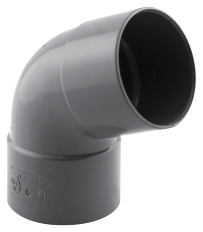 Coude PVC 67 ° F/F Ø 50 mm pour l'évacuation gravitaire des eaux usées et pluviales - Fitt - Brico Dépôt