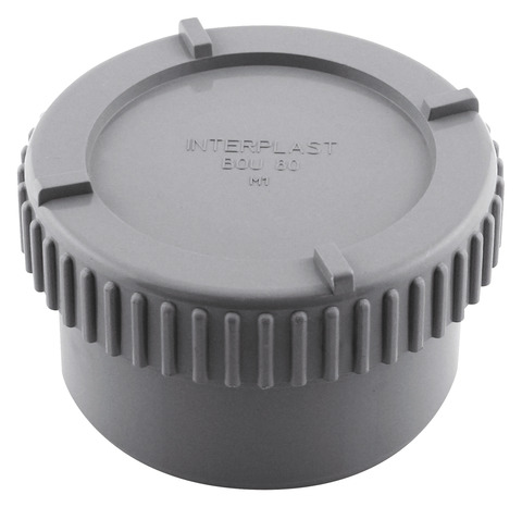 Bouchon en PVC pour l'évacuation gravitaire des eaux usées - Ø 80 mm - Fitt - Brico Dépôt