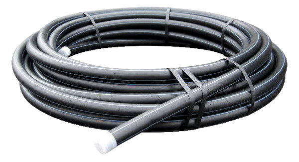 Tube en polyéthylène haute densité pour eau potable L. 50 m Ø 25 mm - Fitt - Brico Dépôt