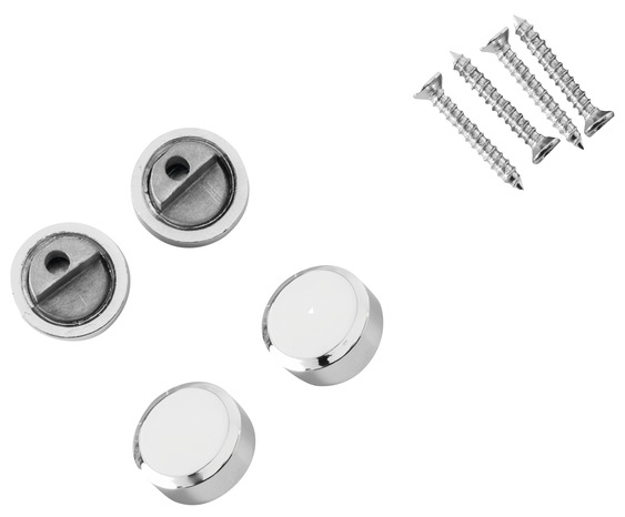 Lot de 4 fixations miroir rond "Kinmel" - Cooke and Lewis - Brico Dépôt