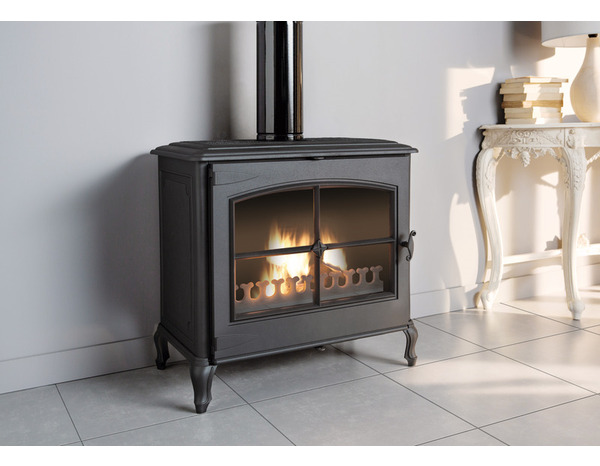 Poêle à bois "Rustica" anthracite - 10 kW - Invicta - Brico Dépôt