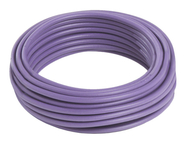Fil électrique rigide H07VU 1,5 mm² violet - 10 m - Nexans - Brico Dépôt
