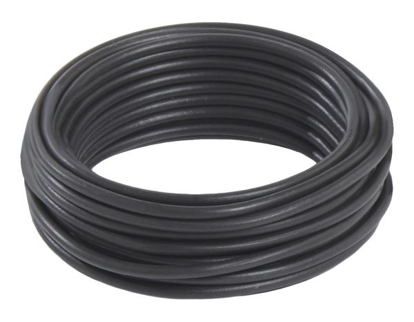 Fil électrique H07VU 1,5 mm² noir - 5 m - Nexans - Brico Dépôt