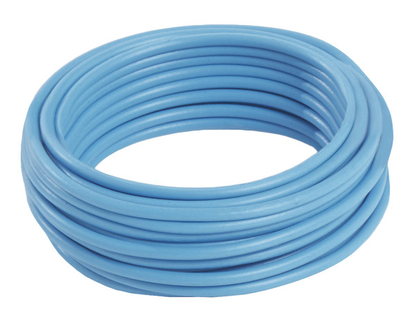 Fil électrique rigide H07VU 1,5 mm² bleu - 5 m - Nexans - Brico Dépôt