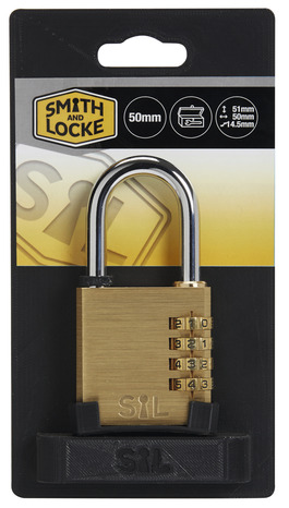 Cadenas combinaison laiton 50 mm - Brico Dépôt