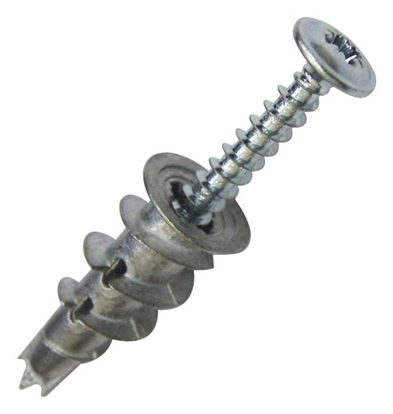 25 chevilles métal autorofeuses L30 + vis - Diall - Brico Dépôt