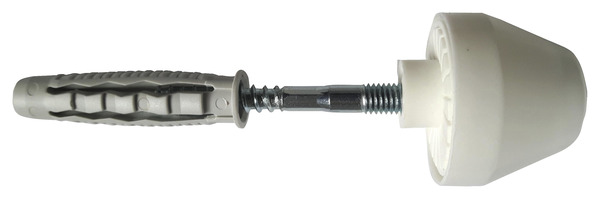 Fixation lavabo pour fixation dans paroi pleine 10 x 60 - Diall - Brico Dépôt