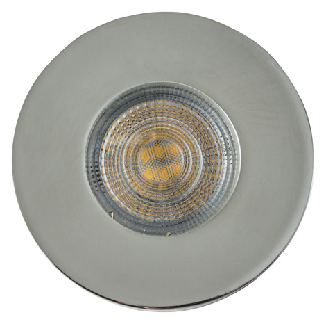 Spot à tête fixe chromé blanc chaud, 2700K - Colours - Brico Dépôt