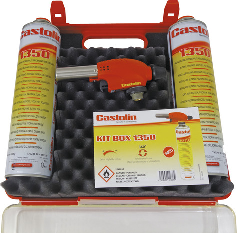 Kit valise chalumeau + 2 cartouches - Castolin - Brico Dépôt