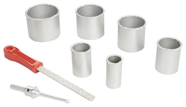 6 trépans carbure hex 35-85mm - Brico Dépôt