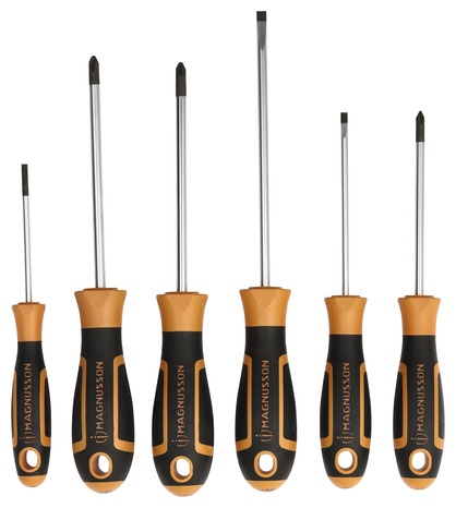 Jeu de 6 tournevis - MAGNUSSON - Brico Dépôt