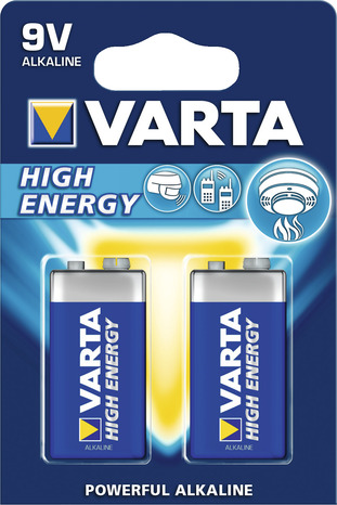 Pack de 2 piles 9V HIGH ENERGY - Varta - Brico Dépôt