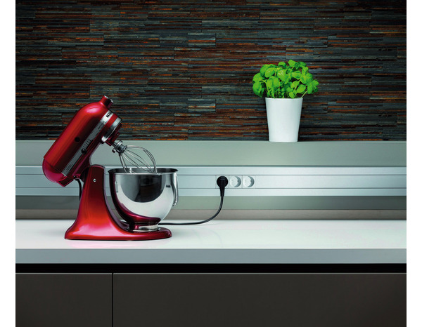 Kit goulotte aluminium - L. 60 cm x 65 x 100 mm - GGK - Brico Dépôt